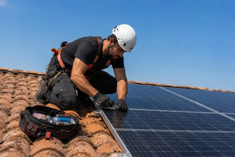 Maintenance et monitoring de panneaux solaires à Trept
