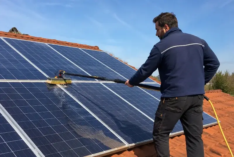 Nettoyage et entretien de panneaux solaires à Trept